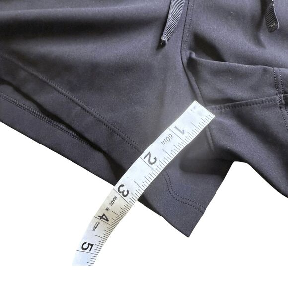 Lululemon Women's Drawstring Elastic Waist Spring Break Away Shorts Black Size 2 - Picture 8 of 10